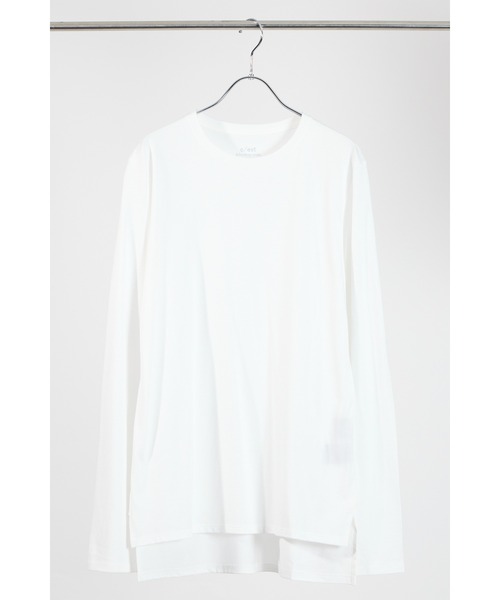 c/est(シーエ)の「【 c/est / シーエ 】 CECILY -LONG TEE- / ジャージーロンTEE 2436017 API(Tシャツ/カットソー・レディース・オフホワイト/ブラック・FREE)」の2枚目の写真