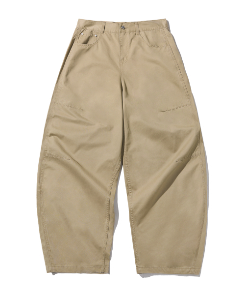F.ILLUMINATE(フィルミネイト)の「バルーンワイドコットンパンツ-ベージュ(その他パンツ・レディース・その他・SMALL/MEDIUM/LARGE)」の2枚目の写真