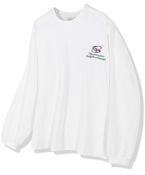 GUBIN(グビン)の「フラワーパターンロゴロングスリーブ(Tシャツ/カットソー・レディース・その他・SMALL/MEDIUM/LARGE)」の1枚目の写真