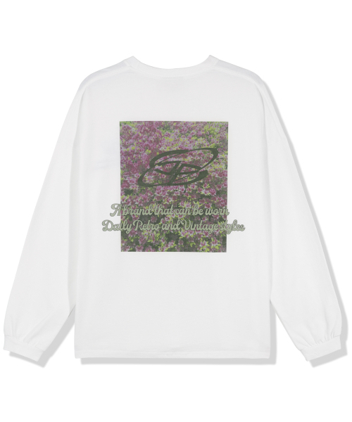 GUBIN(グビン)の「フラワーパターンロゴロングスリーブ(Tシャツ/カットソー・レディース・その他・SMALL/MEDIUM/LARGE)」の3枚目の写真