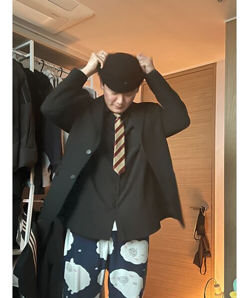 TOFFEE(トフィー)の「オーバーサイズオックスフォードシャツ(ブラック)(シャツ/ブラウス・メンズ・その他・MEDIUM/LARGE)」の10枚目の写真