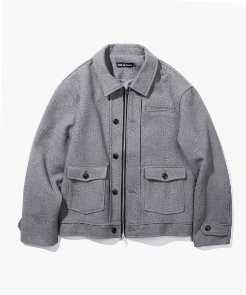 TRIP LE SENS(トリップ ル センス)の「ダブルボタンフライトブルゾン_ブラック(ブルゾン・レディース・その他・MEDIUM/LARGE)」の5枚目の写真