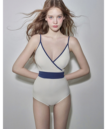 VIKINI VENDER（ビキニベンダー）の「ロエンヌサプリスストラップモノキニ - アイボリー（水着）」