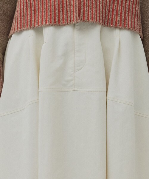 PUBLIC TOKYO（パブリックトウキョウ）の「スカルプトカーブスカート（スカート・レディース・ホワイト/ブラック・1/2）」の20枚目の写真