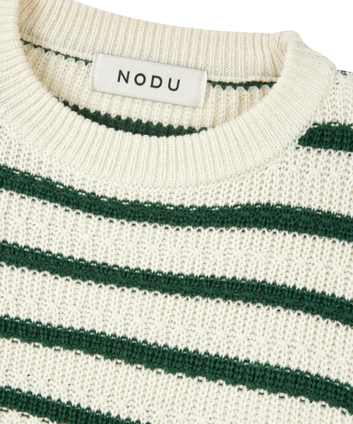 NODU（ノードユー）の「ナポリストライプニット[グリーン]（ニット/セーター・レディース・その他・MEDIUM/LARGE）」の4枚目の写真