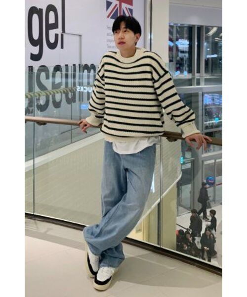 NODU（ノードユー）の「ナポリストライプニット[グリーン]（ニット/セーター・レディース・その他・MEDIUM/LARGE）」の10枚目の写真