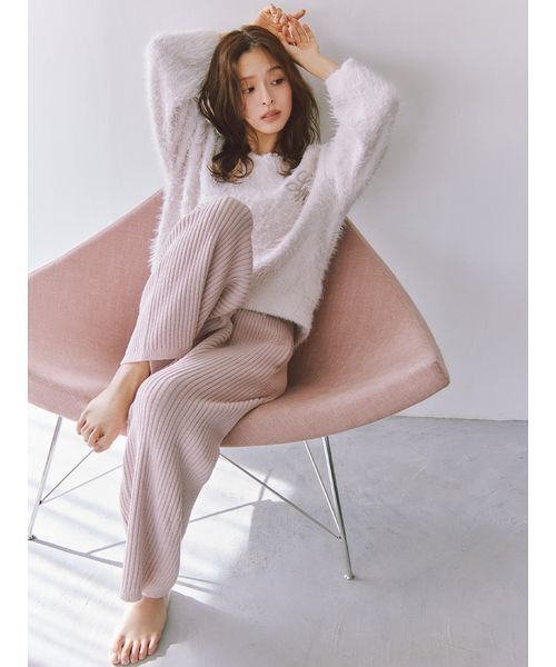 シャギーセットアップ（ルームウェア/パジャマ）｜SNIDEL HOME