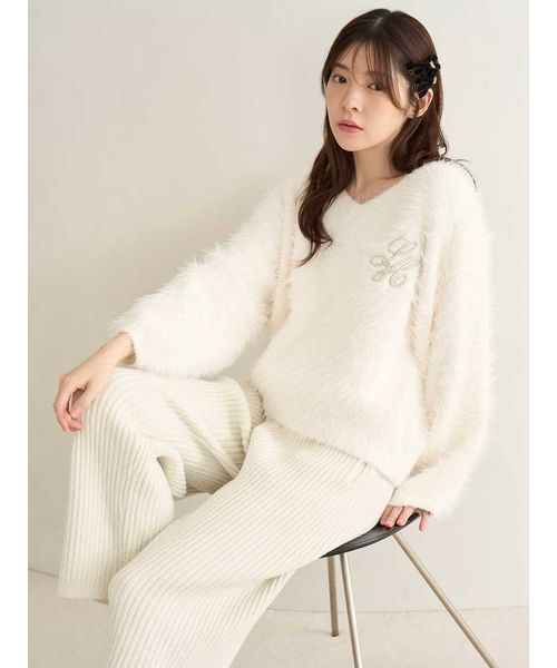 セール】シャギーセットアップ（ルームウェア/パジャマ）｜SNIDEL HOME