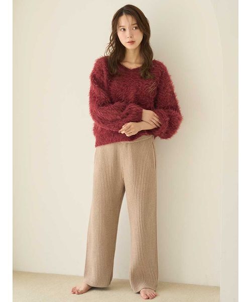 【年始値下げ】新品未使用タグ付きSNIDELシャギーセットアップ完売品 セール】シャギーセットアップ（ルームウェア/パジャマ）｜SNIDEL HOME