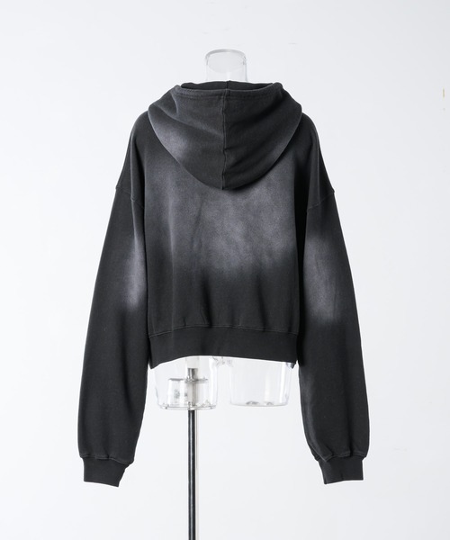 17HR(セブンティーンアワーズ)の「【ユニセックス】ヴィンテージライクダブルジップパーカー(パーカー・レディース・グレー/ブラック・FREE)」の8枚目の写真