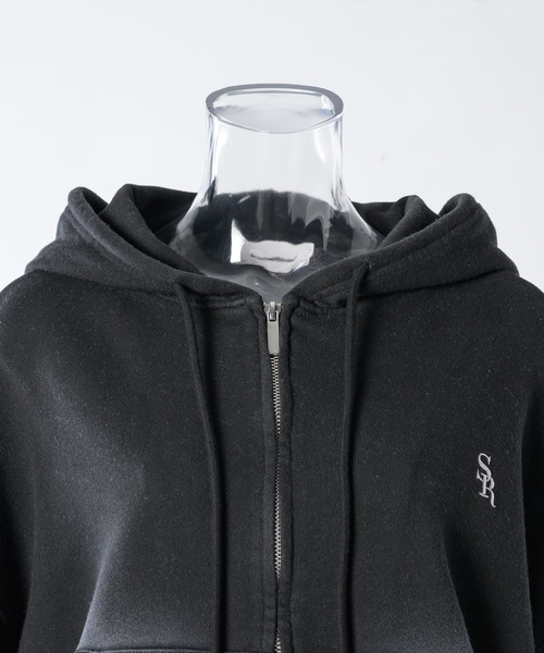 17HR(セブンティーンアワーズ)の「【ユニセックス】ヴィンテージライクダブルジップパーカー(パーカー・レディース・グレー/ブラック・FREE)」の9枚目の写真
