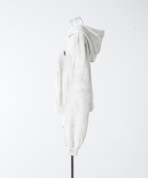 17HR(セブンティーンアワーズ)の「【ユニセックス】ヴィンテージライクダブルジップパーカー(パーカー・レディース・グレー/ブラック・FREE)」の19枚目の写真