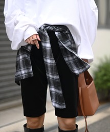 Marient | チェックシャツレイヤードウエストベルト(ベルト)