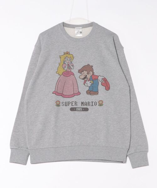 Rendez-Vous(ランデヴー)の「【 SUPER MARIO 】 スーパーマリオ クルーネックスウェット ピーチ姫 25W11(スウェット・レディース・ホワイト/ナチュラル/ダークグレー・MEDIUM/LARGE/X-LARGE)」の10枚目の写真