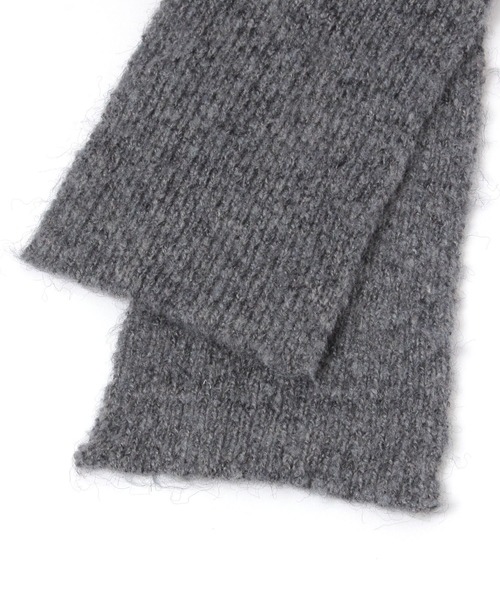 LEPSIM（レプシィム）の「フードストール　604774（ストール/ショール・レディース・ベージュ/チャコールグレー・ONE SIZE）」の12枚目の写真