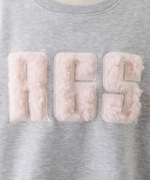 one after another NICE CLAUP(ワンアフターアナザーナイスクラップ)の「ロゴ入りスウェット(スウェット・レディース・ブラウン/ピンク/オフホワイト/グレー・FREE)」の7枚目の写真