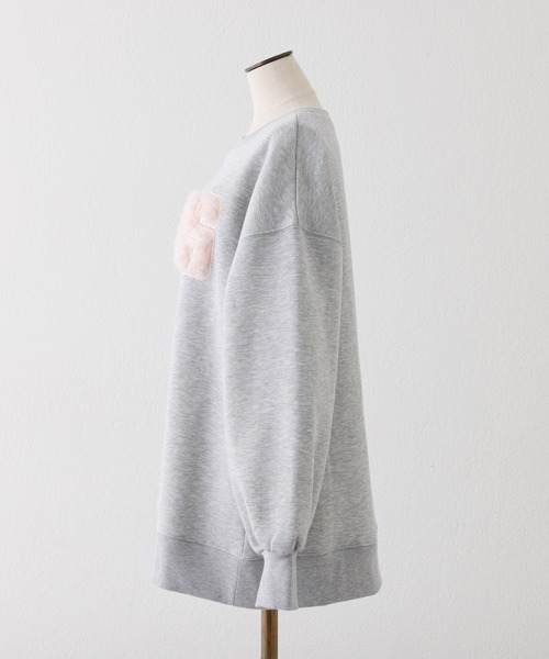 one after another NICE CLAUP(ワンアフターアナザーナイスクラップ)の「ロゴ入りスウェット(スウェット・レディース・ブラウン/ピンク/オフホワイト/グレー・FREE)」の11枚目の写真