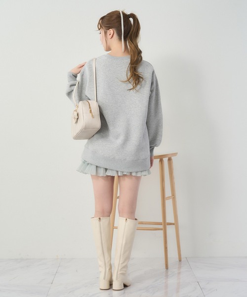 one after another NICE CLAUP(ワンアフターアナザーナイスクラップ)の「ロゴ入りスウェット(スウェット・レディース・ブラウン/ピンク/オフホワイト/グレー・FREE)」の22枚目の写真