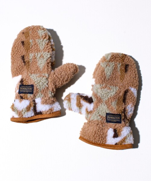 PENDLETON(ペンドルトン)の「【PENDLETON/ペンドルトン】BOA MITTEN ボアミトン(手袋・メンズ・グレー/ベージュ・FREE)」の2枚目の写真