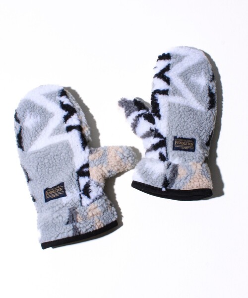 PENDLETON(ペンドルトン)の「【PENDLETON/ペンドルトン】BOA MITTEN ボアミトン(手袋・メンズ・グレー/ベージュ・FREE)」の1枚目の写真