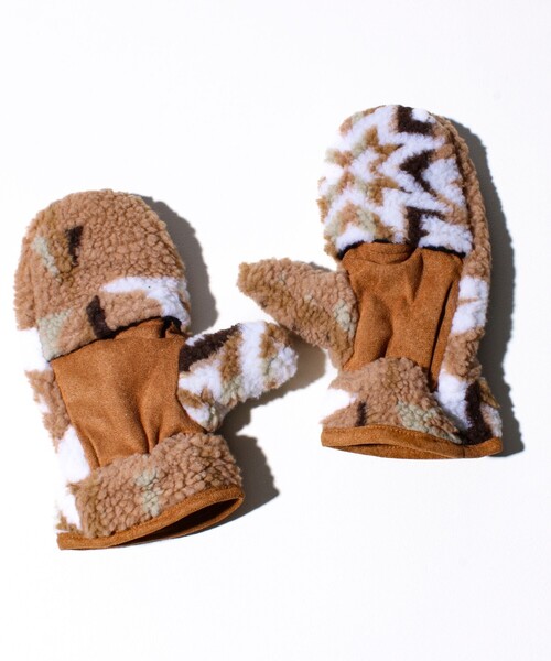 PENDLETON(ペンドルトン)の「【PENDLETON/ペンドルトン】BOA MITTEN ボアミトン(手袋・メンズ・グレー/ベージュ・FREE)」の3枚目の写真