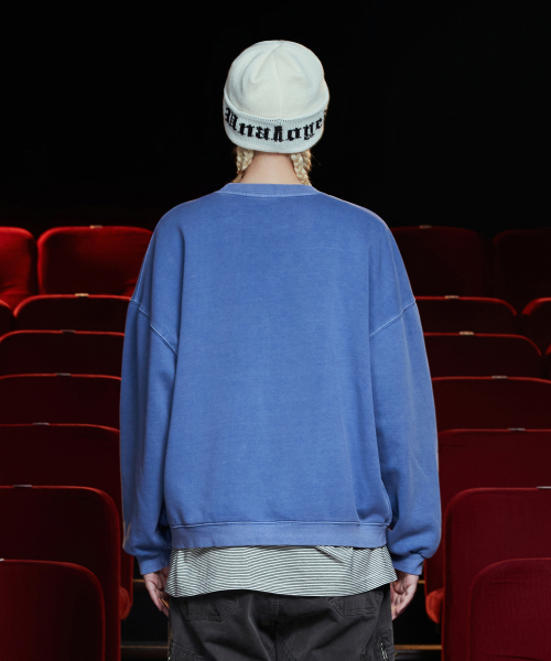 UNALLOYED(アナロイド)の「ピグメントスノースウェットシャツ / ブルー(スウェット・レディース・その他・MEDIUM/LARGE)」の3枚目の写真