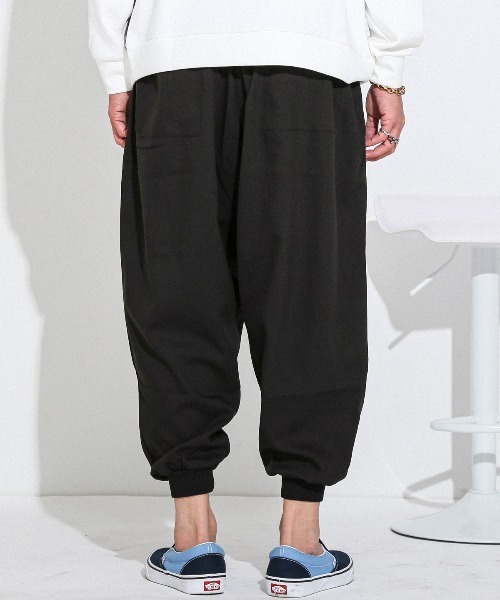 LUXSTYLE(ラグスタイル)の「レーヨン混イージーバルーンパンツ(その他パンツ・メンズ・ブラック/グレー/ベージュ・L/M)」の12枚目の写真