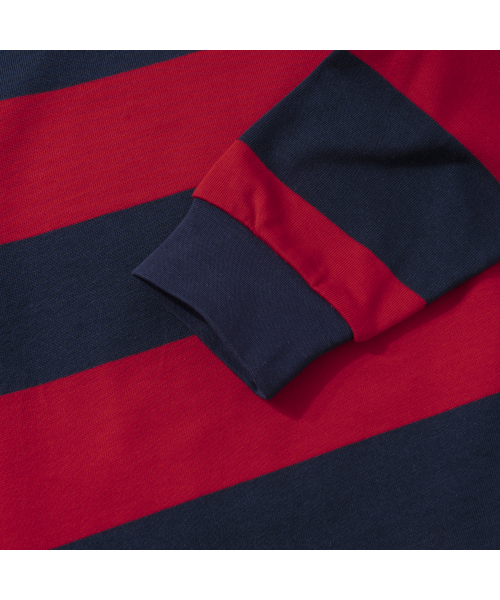 EXTRAORDINARY(エクストラオーディナリー)の「BOLD STRIPE LS TEE RED(Tシャツ/カットソー・メンズ・その他・X-LARGE/XX-LARGE/MEDIUM/LARGE)」の5枚目の写真