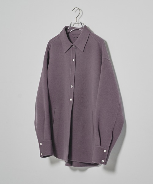 新品 トゥデイフル ウールシャツ トゥデイフルステッチシャツ