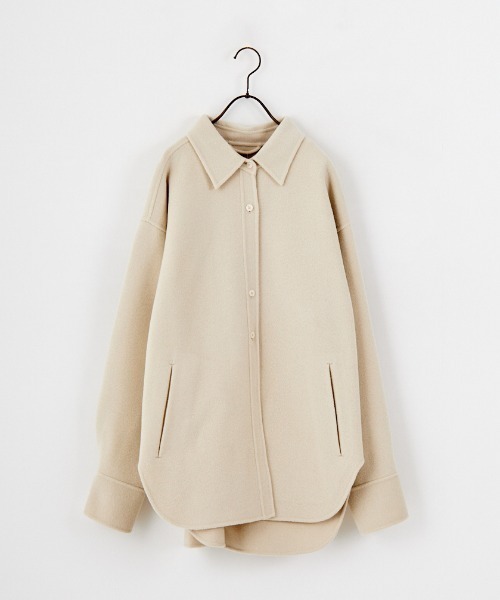 TODAYFUL（トゥデイフル）の「[TODAYFUL/トゥデイフル] ウール シャツジャケット（その他アウター・レディース・セージグリーン/スカイブルー・36）」の21枚目の写真