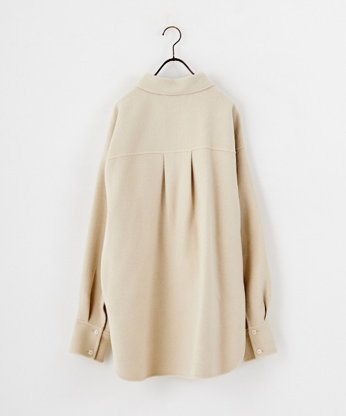 TODAYFUL（トゥデイフル）の「[TODAYFUL/トゥデイフル] ウール シャツジャケット（その他アウター・レディース・セージグリーン/スカイブルー・36）」の22枚目の写真