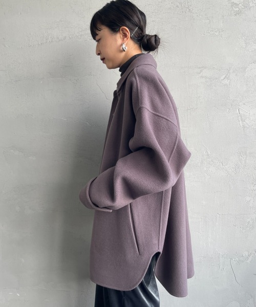 sgwrakktodayful シャツジャケット　へビーウールジャケット WOOL SHIRTS JACKET|ウール シャツ ジャケットウール シャツ