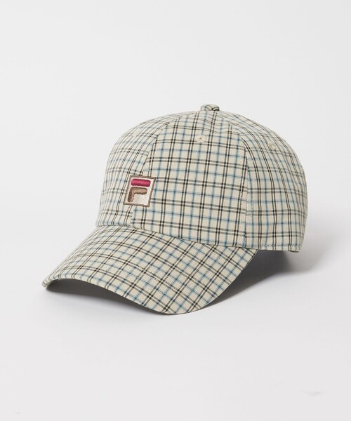 FILA（フィラ）の「【別注】＜FILA＞チェック キャップ（キャップ・レディース・ワインレッド/ナチュラル・FREE）」の8枚目の写真