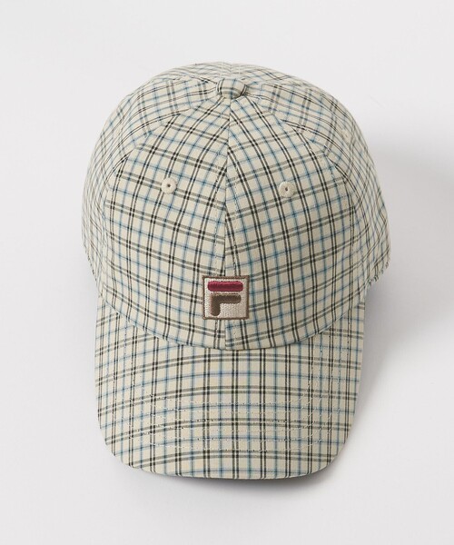 FILA（フィラ）の「【別注】＜FILA＞チェック キャップ（キャップ・レディース・ワインレッド/ナチュラル・FREE）」の12枚目の写真