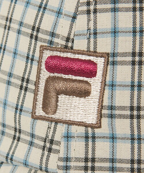 FILA（フィラ）の「【別注】＜FILA＞チェック キャップ（キャップ・レディース・ワインレッド/ナチュラル・FREE）」の14枚目の写真