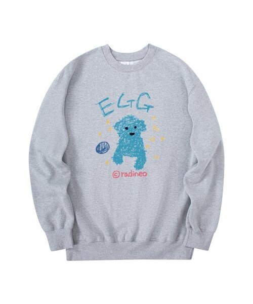 RADINEO(ラディネオ)の「エッグマンツーマン グレー(スウェット・メンズ・その他・LARGE/MEDIUM/X-LARGE)」の1枚目の写真