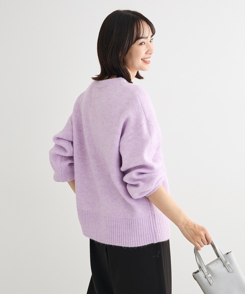 Green Parks(グリーンパークス)の「fuwaっと袖パフニットプルオーバー(ニット/セーター・レディース・杢グレー/ピンク/グリーン/ブルー/パープル/ホワイト系その他2・FREE)」の22枚目の写真