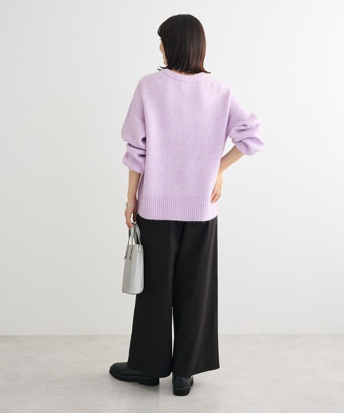 Green Parks(グリーンパークス)の「fuwaっと袖パフニットプルオーバー(ニット/セーター・レディース・杢グレー/ピンク/グリーン/ブルー/パープル/ホワイト系その他2・FREE)」の11枚目の写真