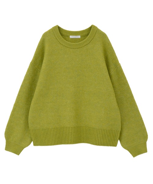 Green Parks(グリーンパークス)の「fuwaっと袖パフニットプルオーバー(ニット/セーター・レディース・杢グレー/ピンク/グリーン/ブルー/パープル/ホワイト系その他2・FREE)」の15枚目の写真