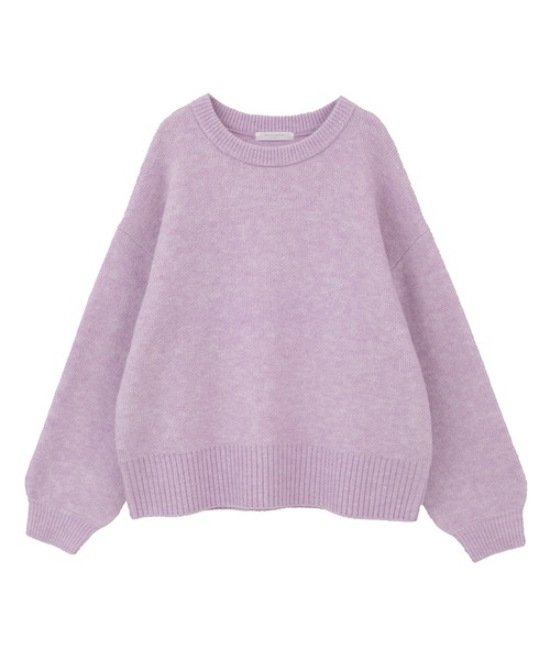 Green Parks(グリーンパークス)の「fuwaっと袖パフニットプルオーバー(ニット/セーター・レディース・杢グレー/ピンク/グリーン/ブルー/パープル/ホワイト系その他2・FREE)」の17枚目の写真