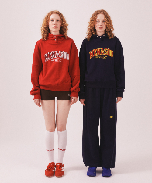 MENASOO（ミナス）の「MNS Seoul Hoodie_Red（パーカー・レディース・レッド・F）」の8枚目の写真