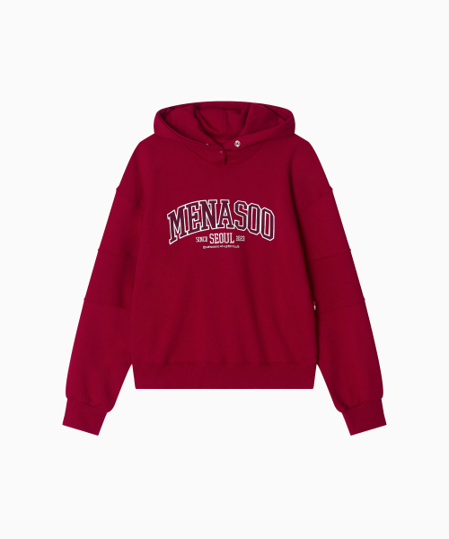 MENASOO（ミナス）の「MNS Seoul Hoodie_Red（パーカー・レディース・レッド・F）」の12枚目の写真