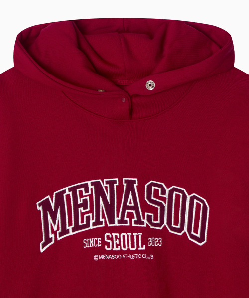 MENASOO（ミナス）の「MNS Seoul Hoodie_Red（パーカー・レディース・レッド・F）」の14枚目の写真