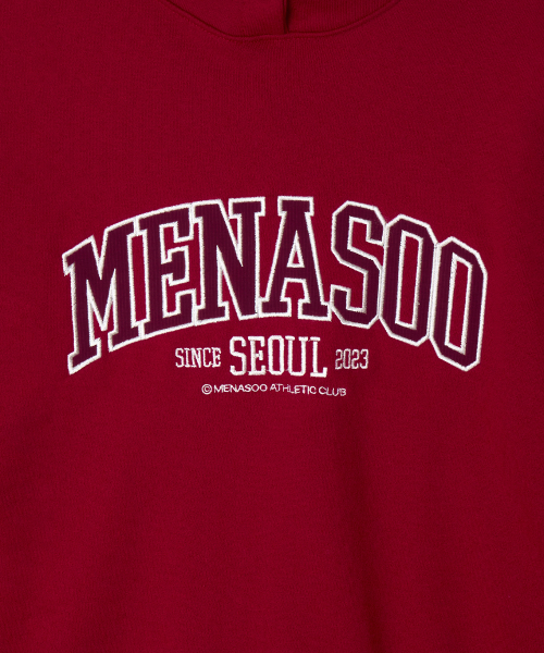MENASOO（ミナス）の「MNS Seoul Hoodie_Red（パーカー・レディース・レッド・F）」の15枚目の写真