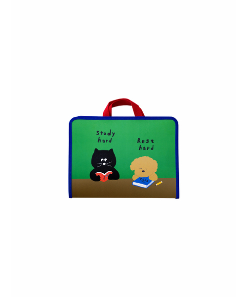 HOWKIDSFUL(ハウキッズフル)の「FILE BAG - DOG & CAT(トートバッグ・レディース・その他・FREE)」の2枚目の写真