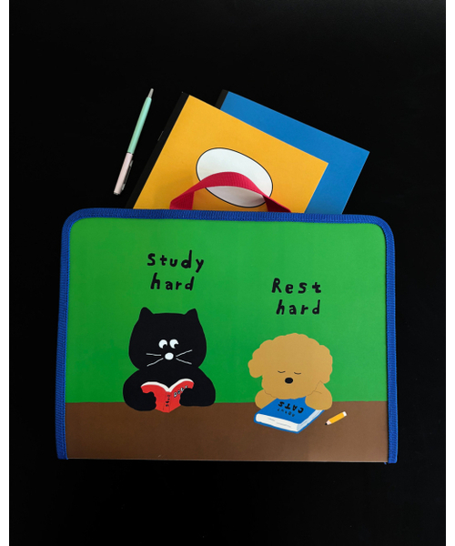 HOWKIDSFUL(ハウキッズフル)の「FILE BAG - DOG & CAT(トートバッグ・レディース・その他・FREE)」の3枚目の写真