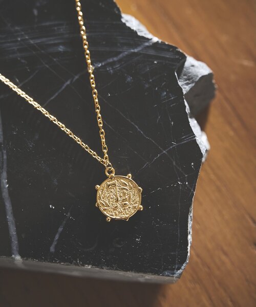 Whim Gazette（ウィムガゼット）の「【Hoaw.】コインネックレス（ネックレス・レディース・ゴールド系その他6/シルバー系その他4・FREE）」の2枚目の写真
