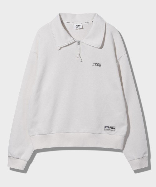 JEEP(ジープ)の「エッセンシャルスモールロゴハーフジップクロップスウェット (JQ5TSF801IV)(スウェット・レディース・その他・X-SMALL/SMALL/MEDIUM/LARGE)」の16枚目の写真