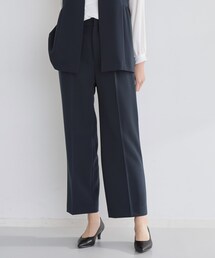 THE SHOP TK | 【通勤スタイルに】ダブルクロスワイドパンツ/セットアップ可(その他パンツ)