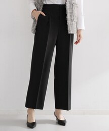 THE SHOP TK  | 【通勤・セレモニー】ダブルクロスワイドパンツ/セットアップ可(その他パンツ)